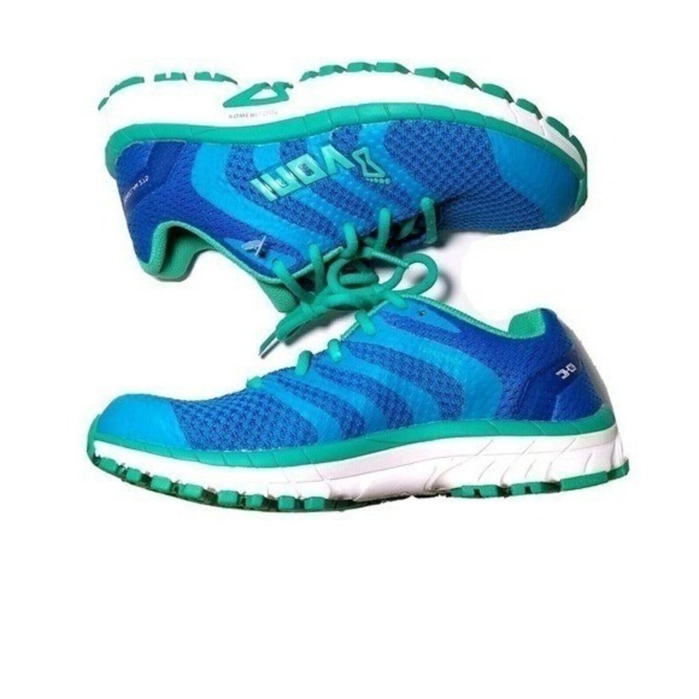 INOV8 Shoes 6 Blue Teal Performance Lightweight Grip Trail‎ Training Activewear